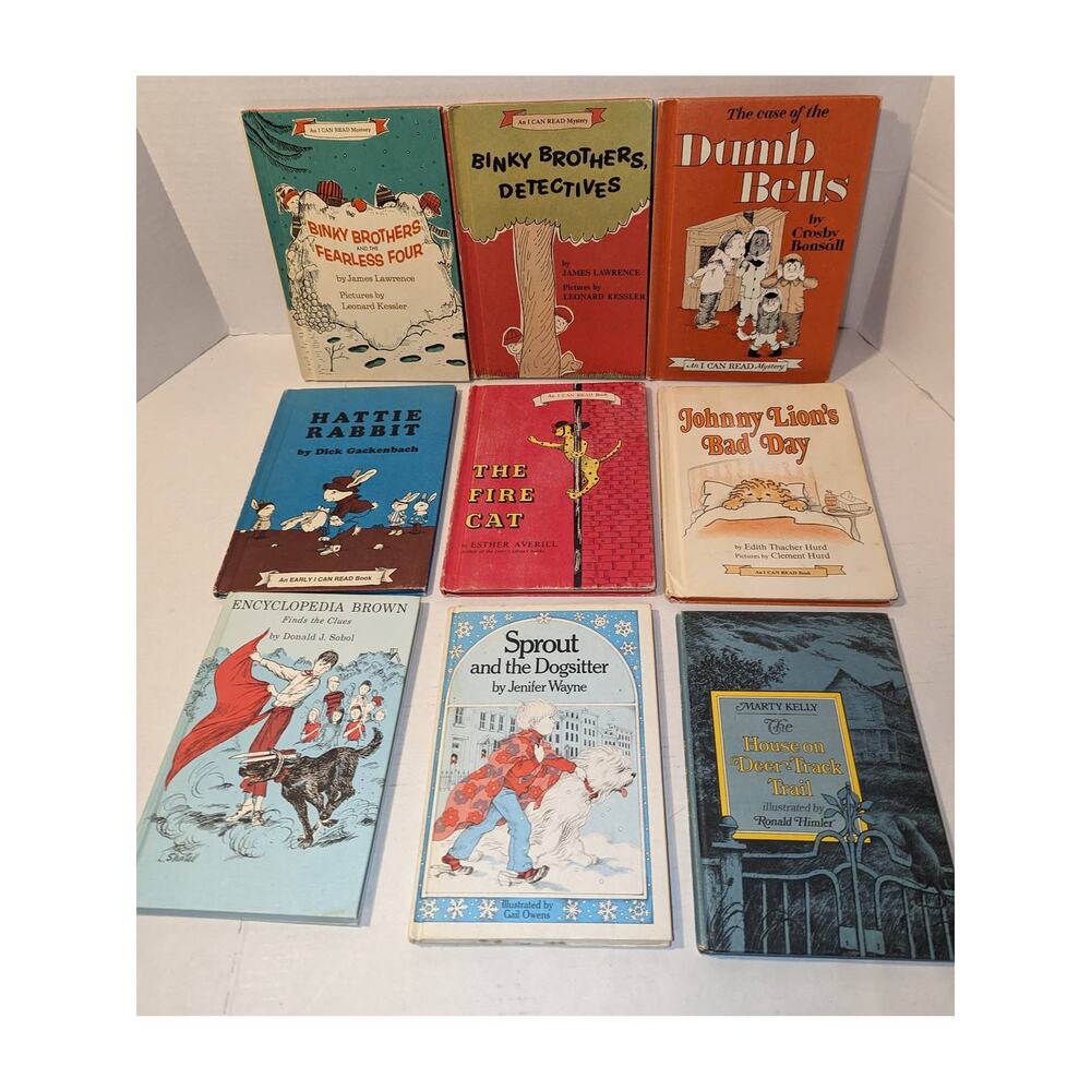 Lot 6 Early Reader's I Can Read HC Children's Books Weekly Reader Near Mint
